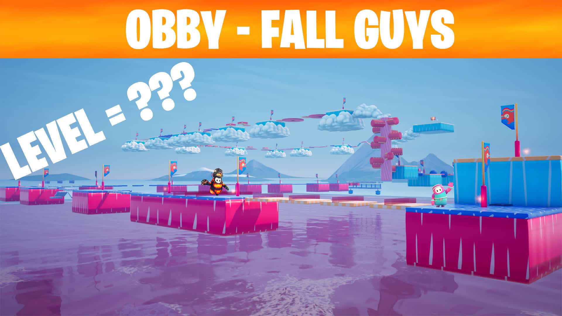 OBBY-FALL GUYS LEVEL-??? 🎁SUPER OBBY🎁