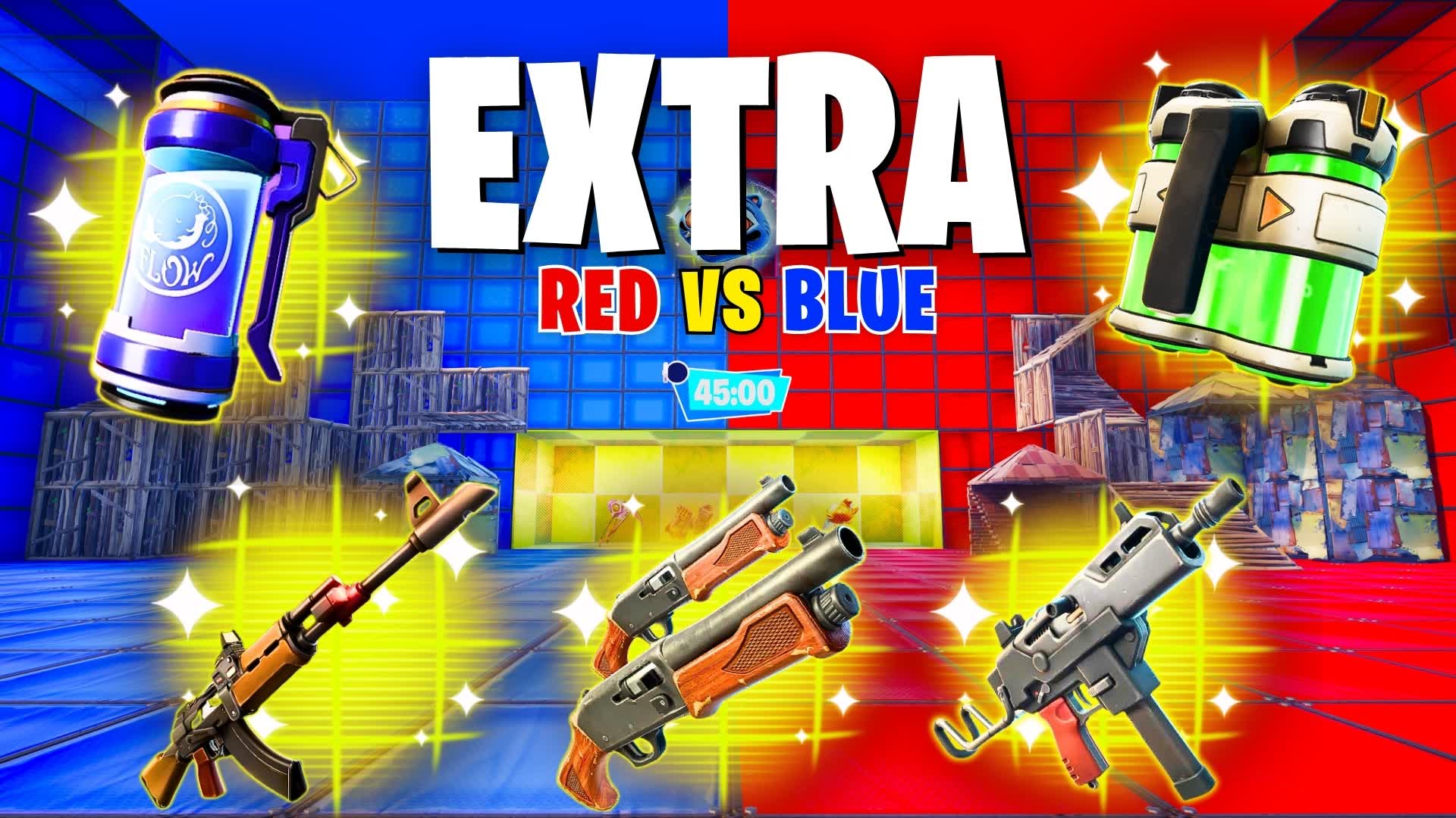 EXTRA RED VS BLUE 🔴🔵