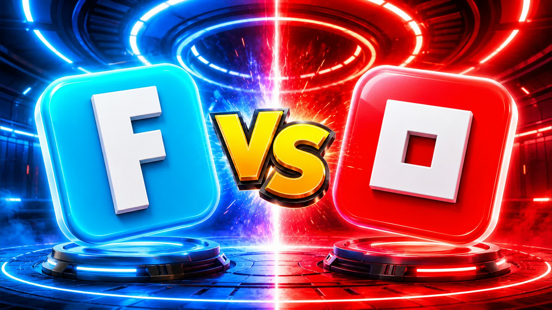 RED VS BLUE CHAOS MODE 🔴🔵 AURA