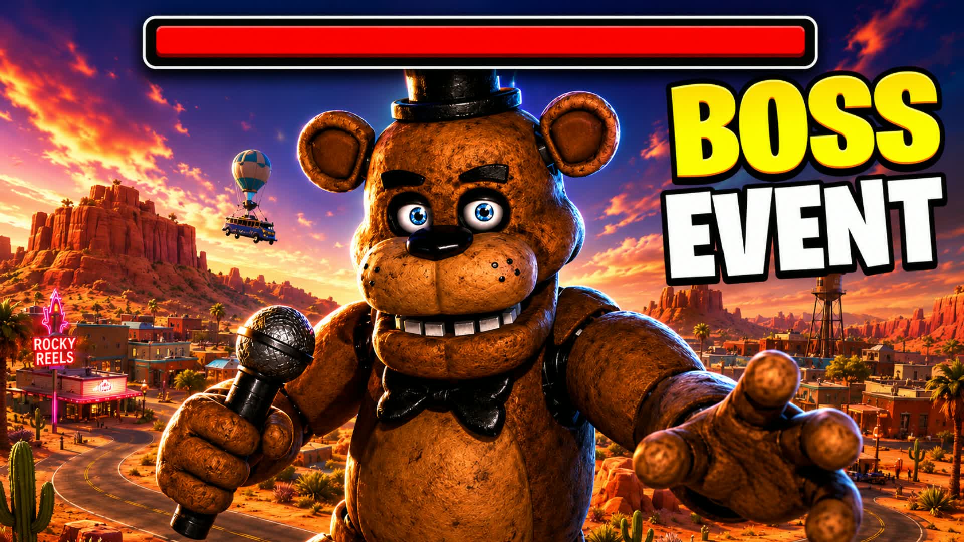 FNAF FREDDY BOSS FIGHT EVENT - BOSSFIGHT