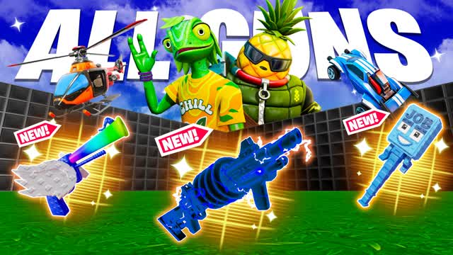 SIMPSONS 1V1 FFA - ALL GUNS & VEHICLES