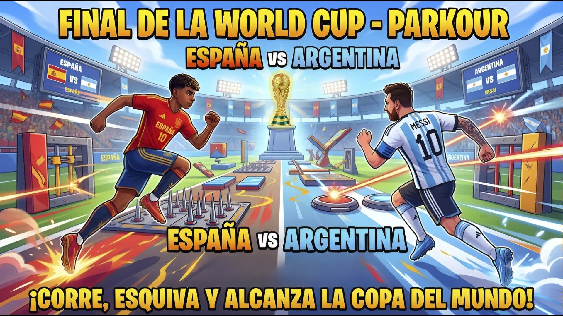 WORLD CUP FINAL DEATHRUN SPAIN ARGENTINA