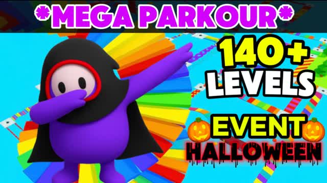 🎃MEGA PARKOUR 140+ LEVEL OBBY🎃