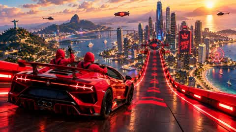 CAR GAME - DRIVING THROUGH THE CITY