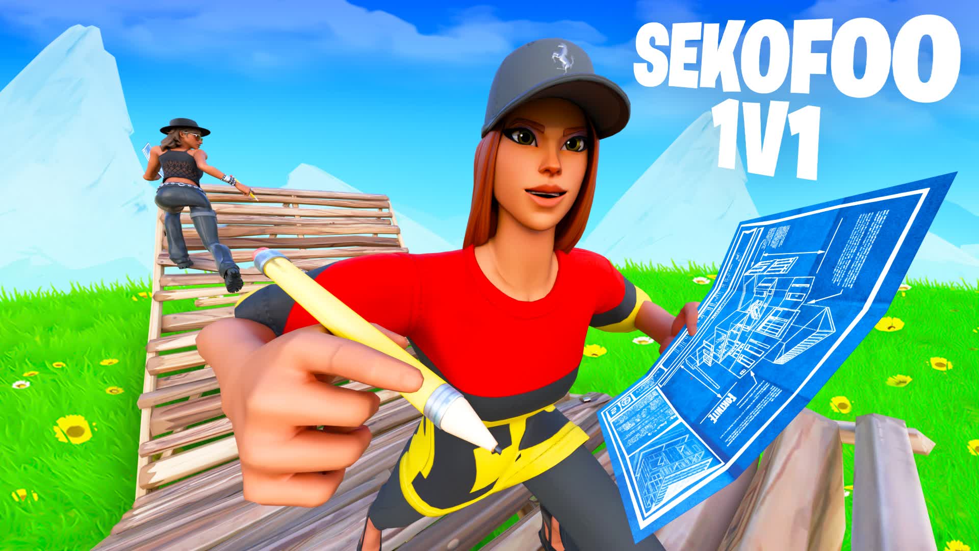 SEKOFOO 1V1 BUILD FIGHT (200 PUMPS)