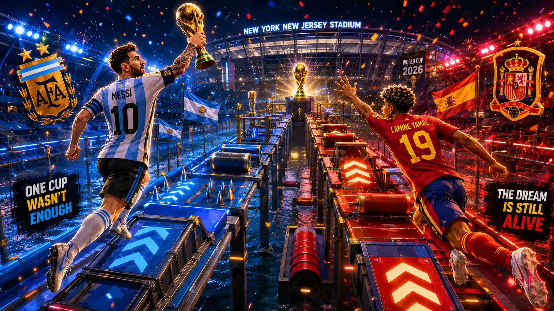 SPAIN VS ARGENTINA PARKOUR DEATHRUN