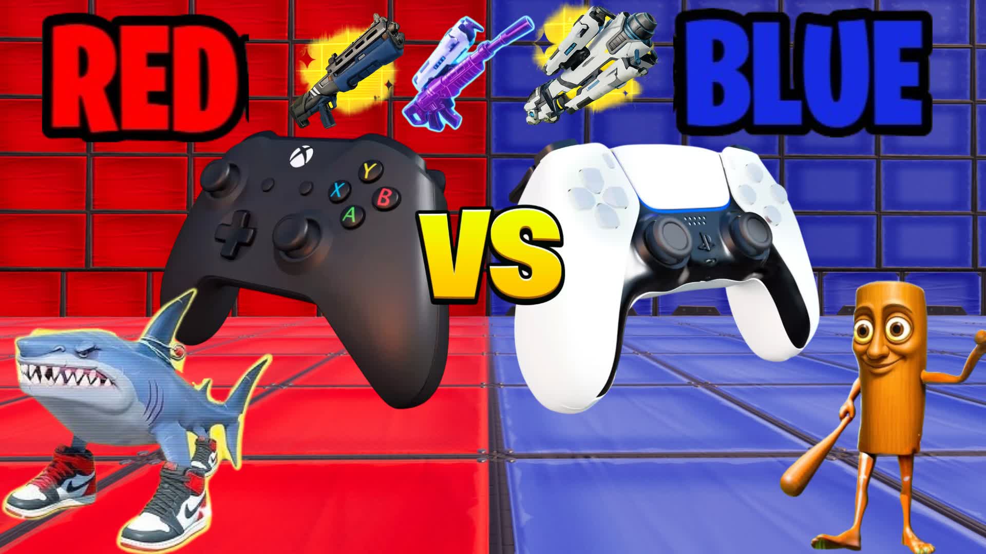 🔴RED VS BLUE MINI WAR🔵