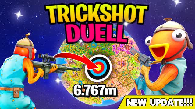 ⭐TRICKSHOT DUELL PARKOUR🎯 100+ LEVELS