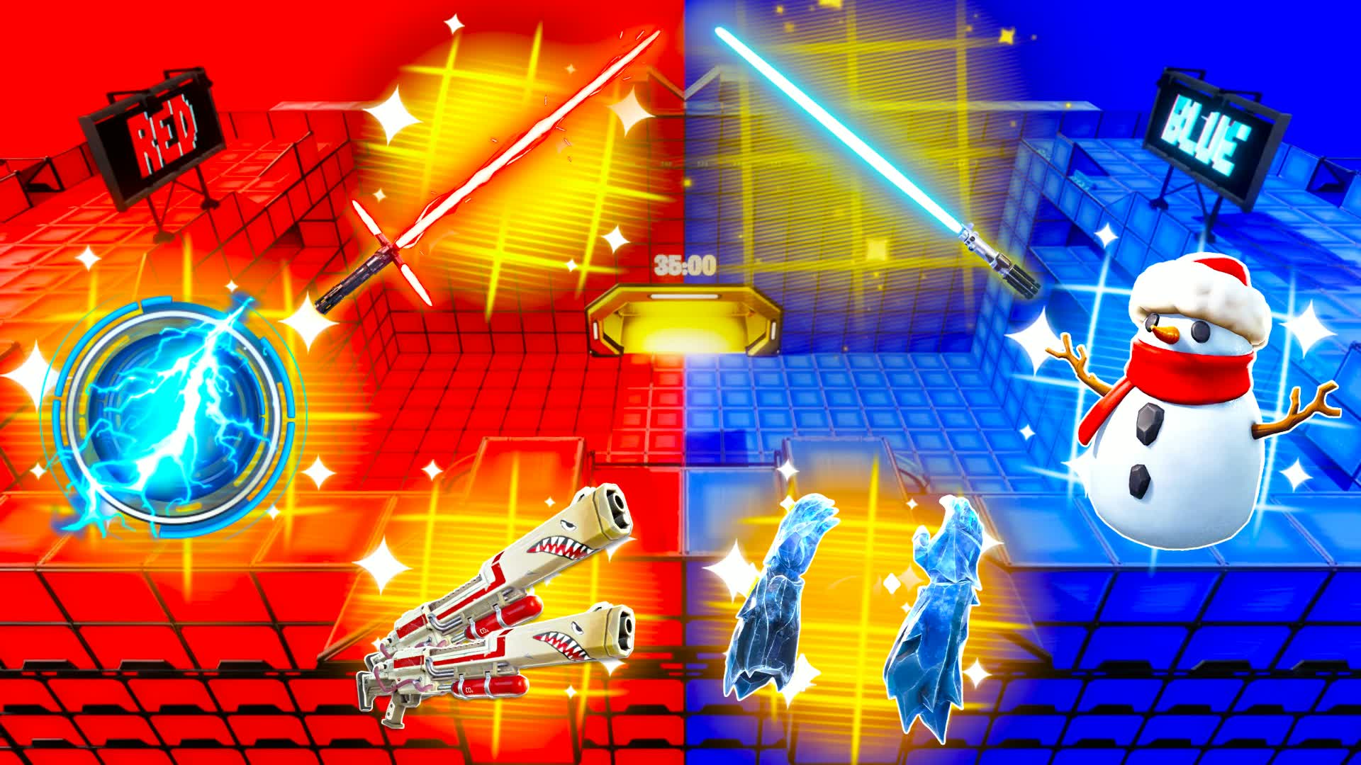 RED VS BLUE STARWARS WARS