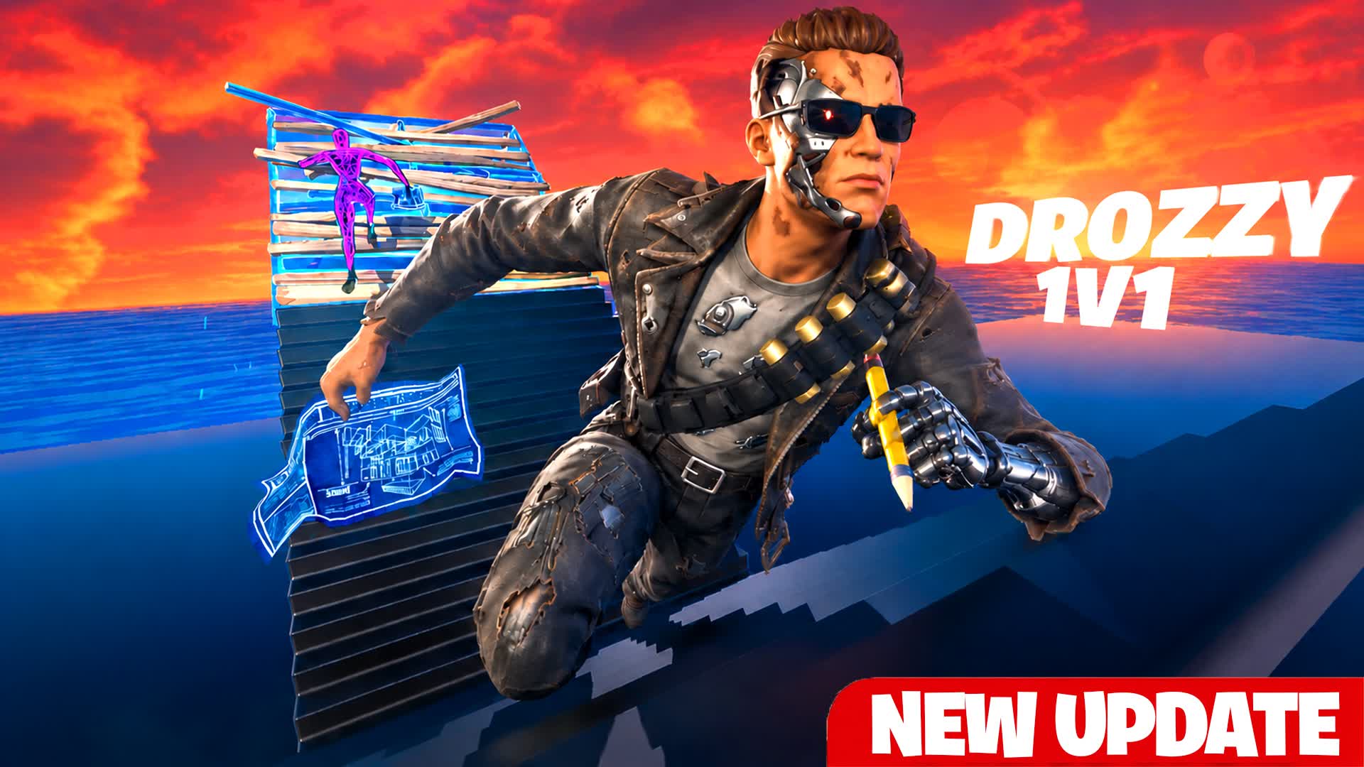 DROZZY 1V1 BUILD FIGHT 🎯 — Fortnite island 2599-3695-0426 by SGARUFATO YOUTUB