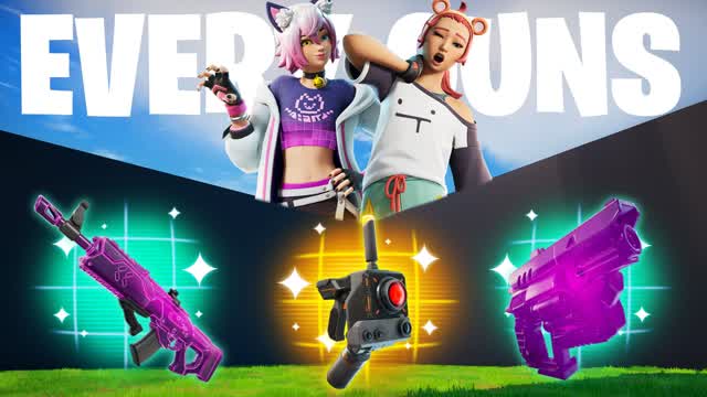 1V1 WITH EVERY GUNS🎯 FREE FOR ALL 🎯