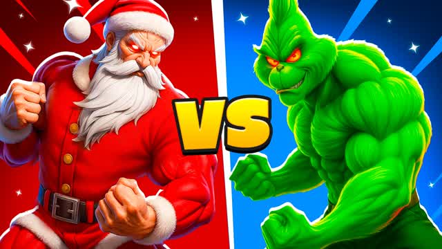 🎅 SANTA x GRINCH 🐸 RED vs GREEN XMAS
