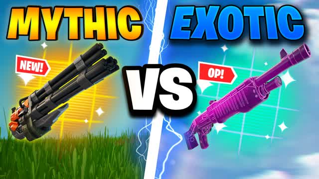 🔥MYTHICS VS EXOTICS🔥ONE SHOT🔥GUNGAME