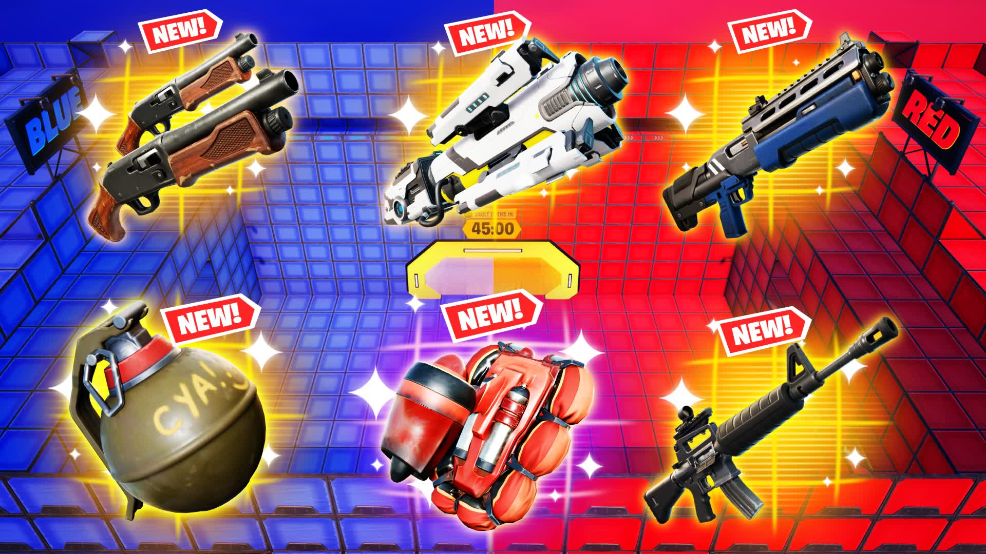 THE SEVEN RED VS BLUE 🔴🔵