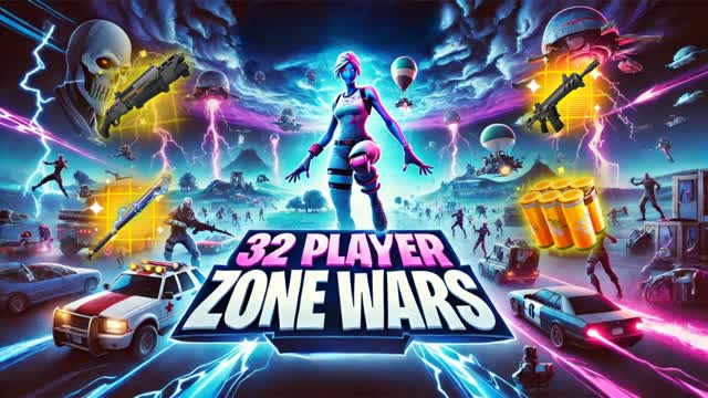 Zone Wars 32 players DANHOPE