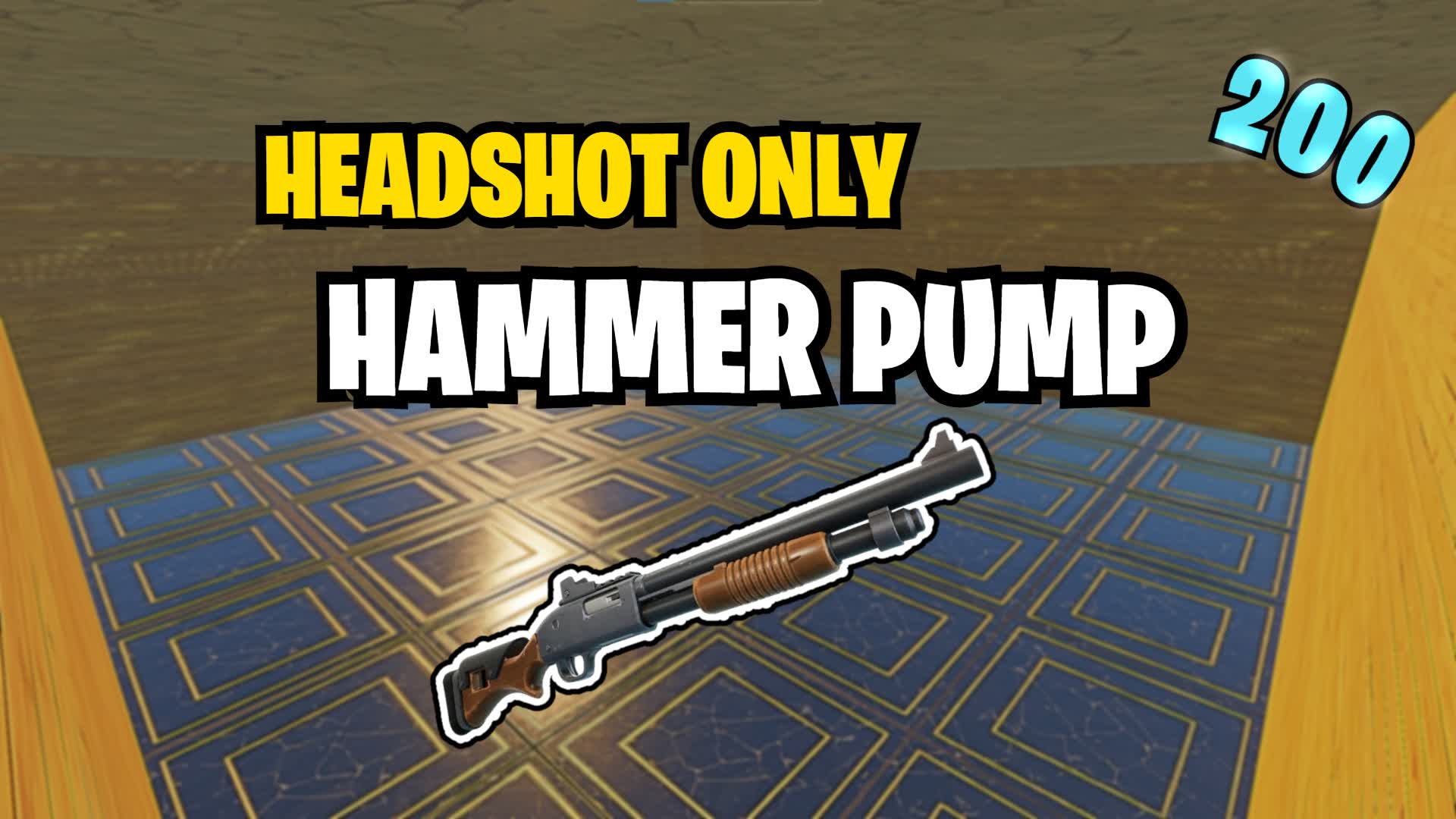HAMMER ONLY 200🎯 844217827518 by 17rasko Fortnite Creative Map Code