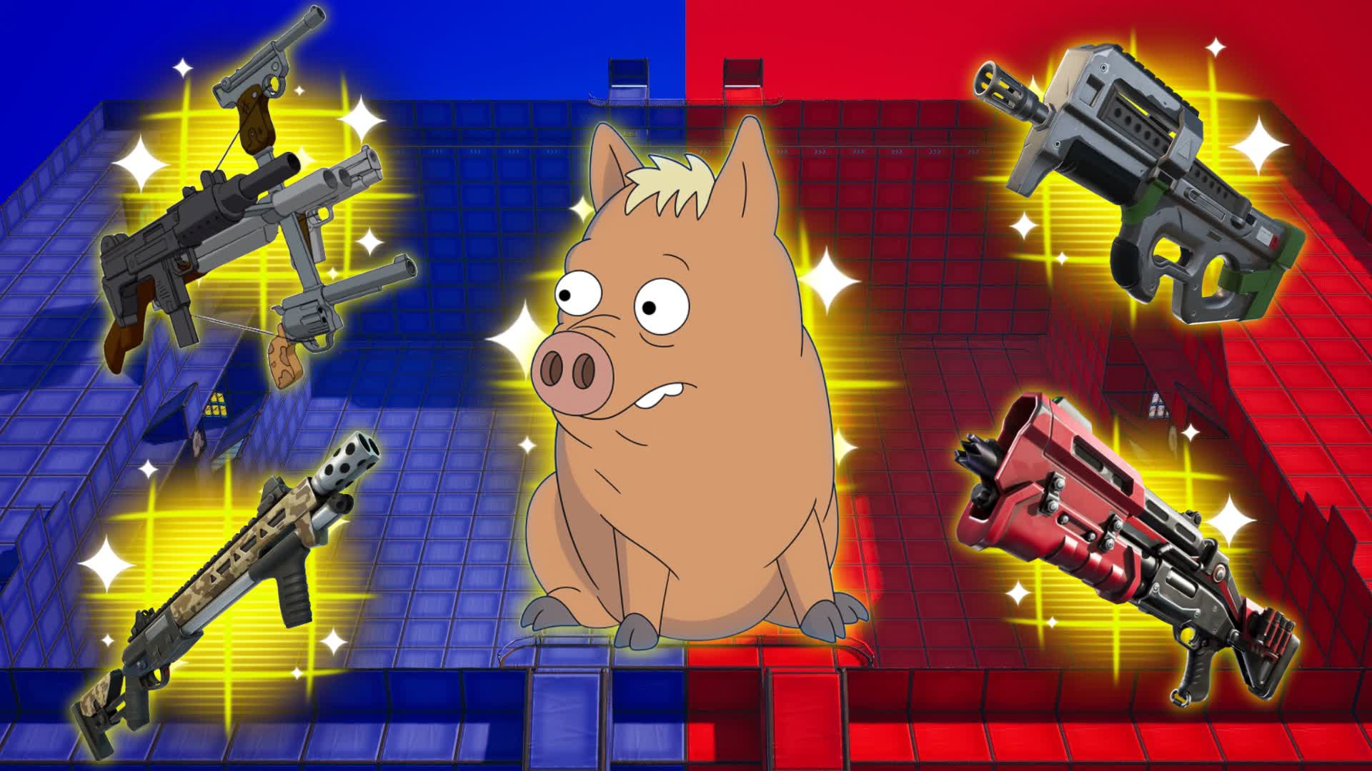 INCREDIBLE RED VS BLUE🔴🔵