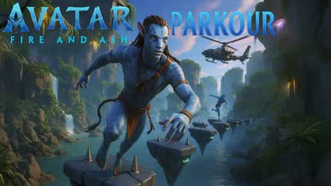 🔵AVATAR 3 PARKOUR🏃‍♂️🔥 FIRE and ASH🪼