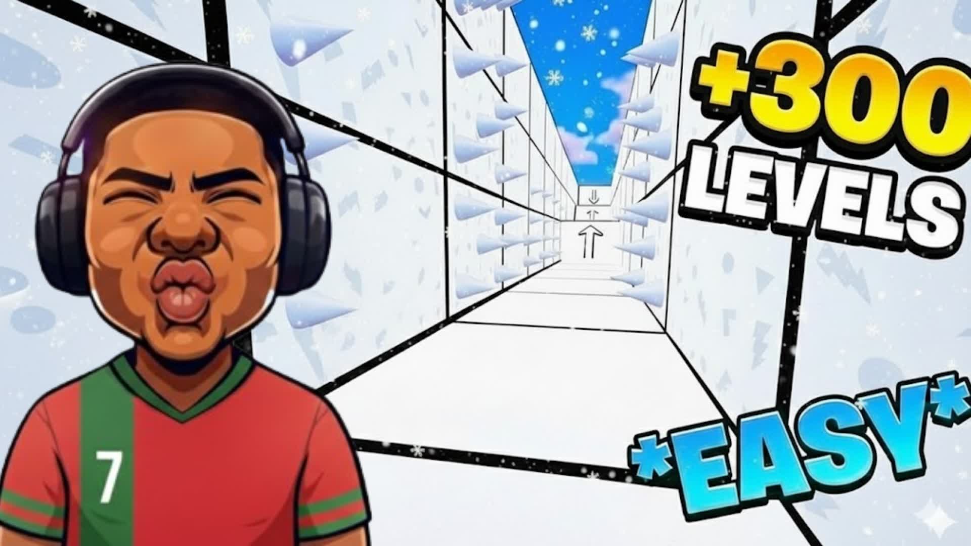 ❄️WINTER PARKOUR EASY 300 LEVELS❄️