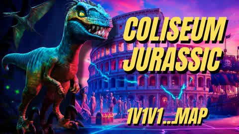🏛️ COLISEUM JURASSIC 1V1V1 ⚔️