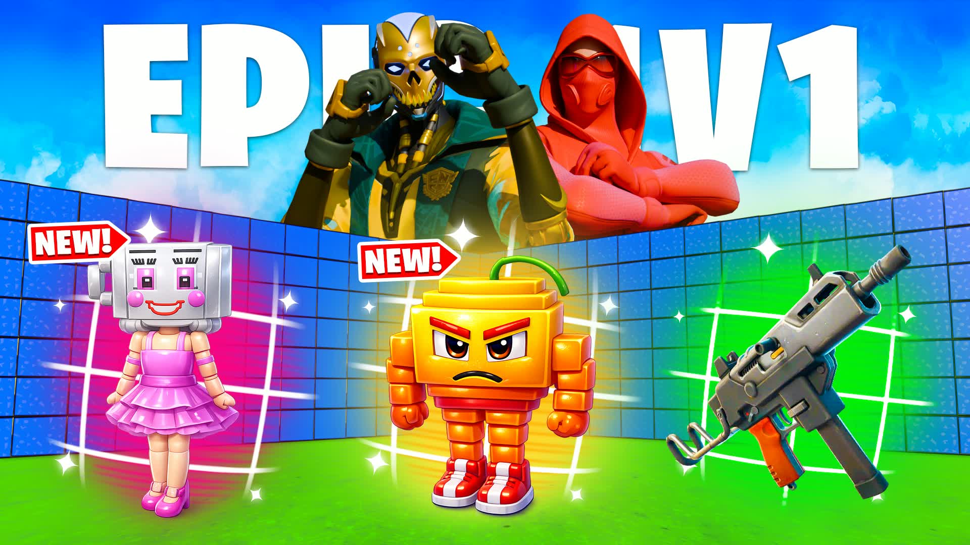 EPIC 1V1 FFA - ALL WEAPONS & RIDES