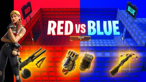 Crazy Red VS Blue with all weppons
