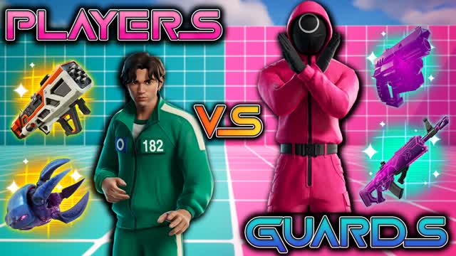 🦑PLAYERS VS GUARDS🛡️ SQUID GAME RVB