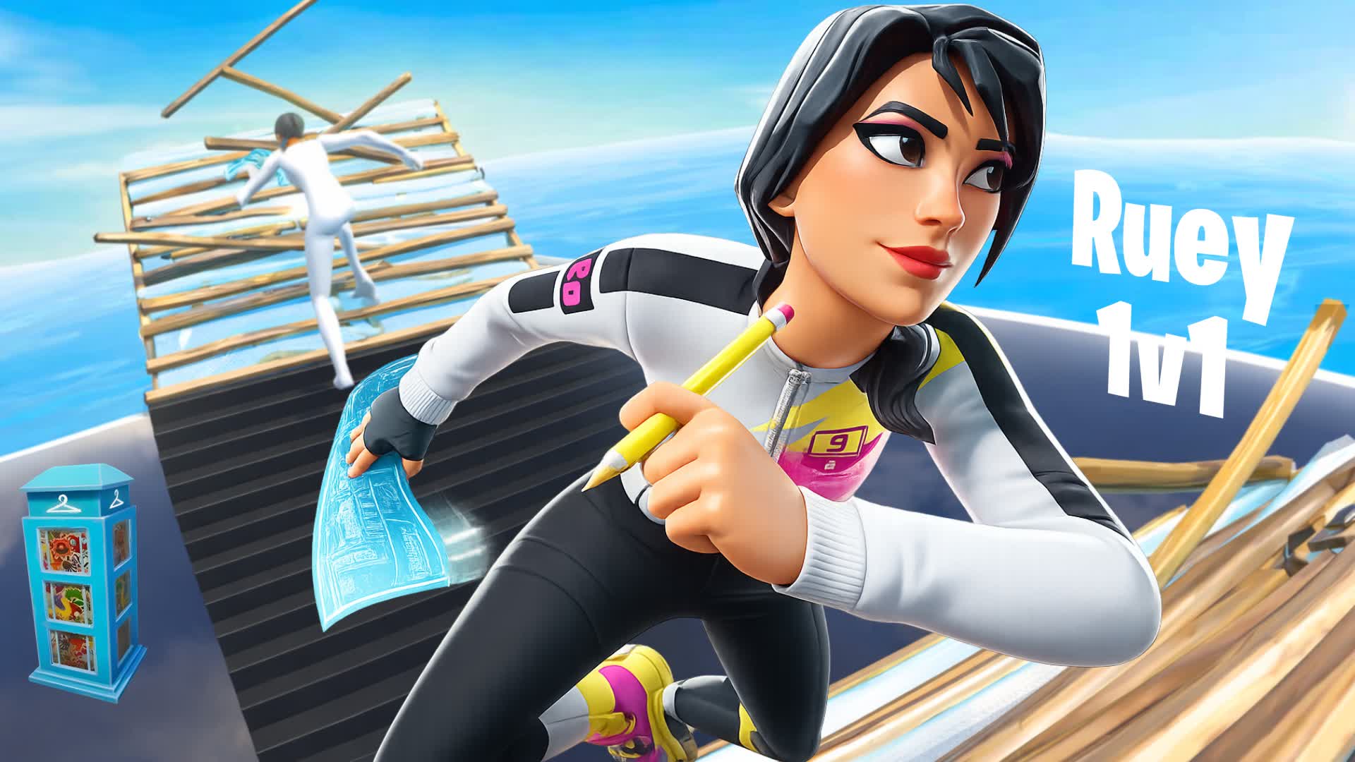 RUEY 1V1 ビルドバトル [ポンプショットガン 200発]