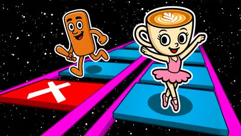 EASY SQUID OBBY GLASS BRIDGE🦑