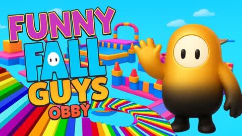 🌈FALL GUYS 105+ LEVEL OBBY PARKOUR🌈