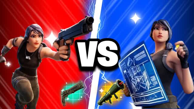 BUILD VS ZERO BUILD FFA ✏️🎯