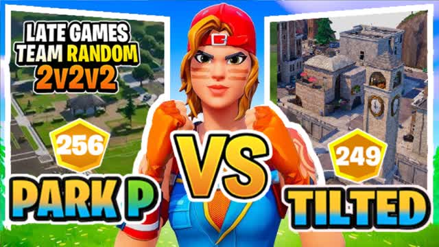 team random 2v2v2 late games