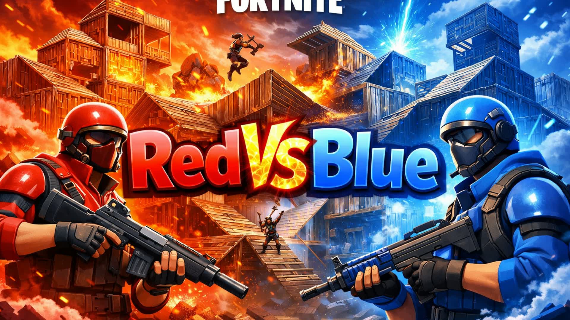 スーパーパワーレッドVSブルー