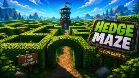 🌲 Hedge Maze Gun Game 🌳