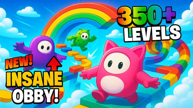 🌈INSANE PARKOUR 350+ LEVEL OBBY⭐