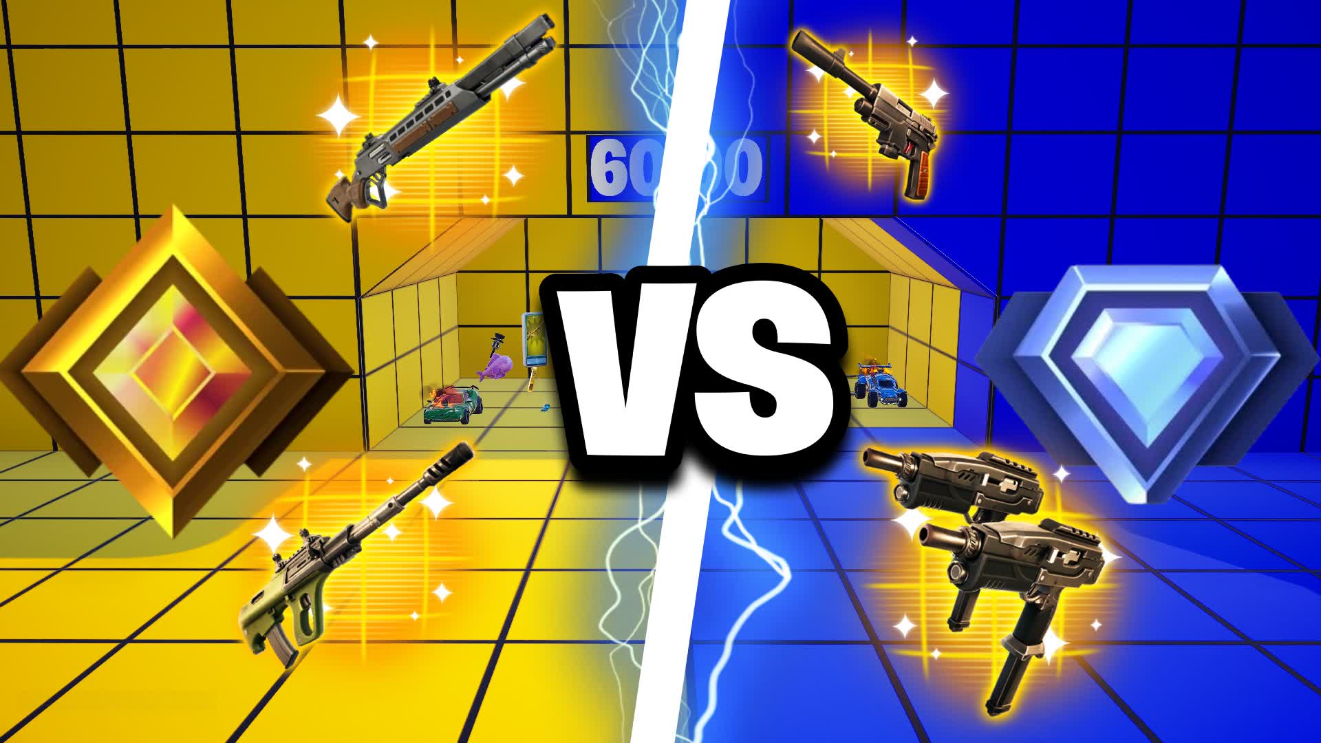 💛GOLD VS DIAMOND💎Team Deathmatch