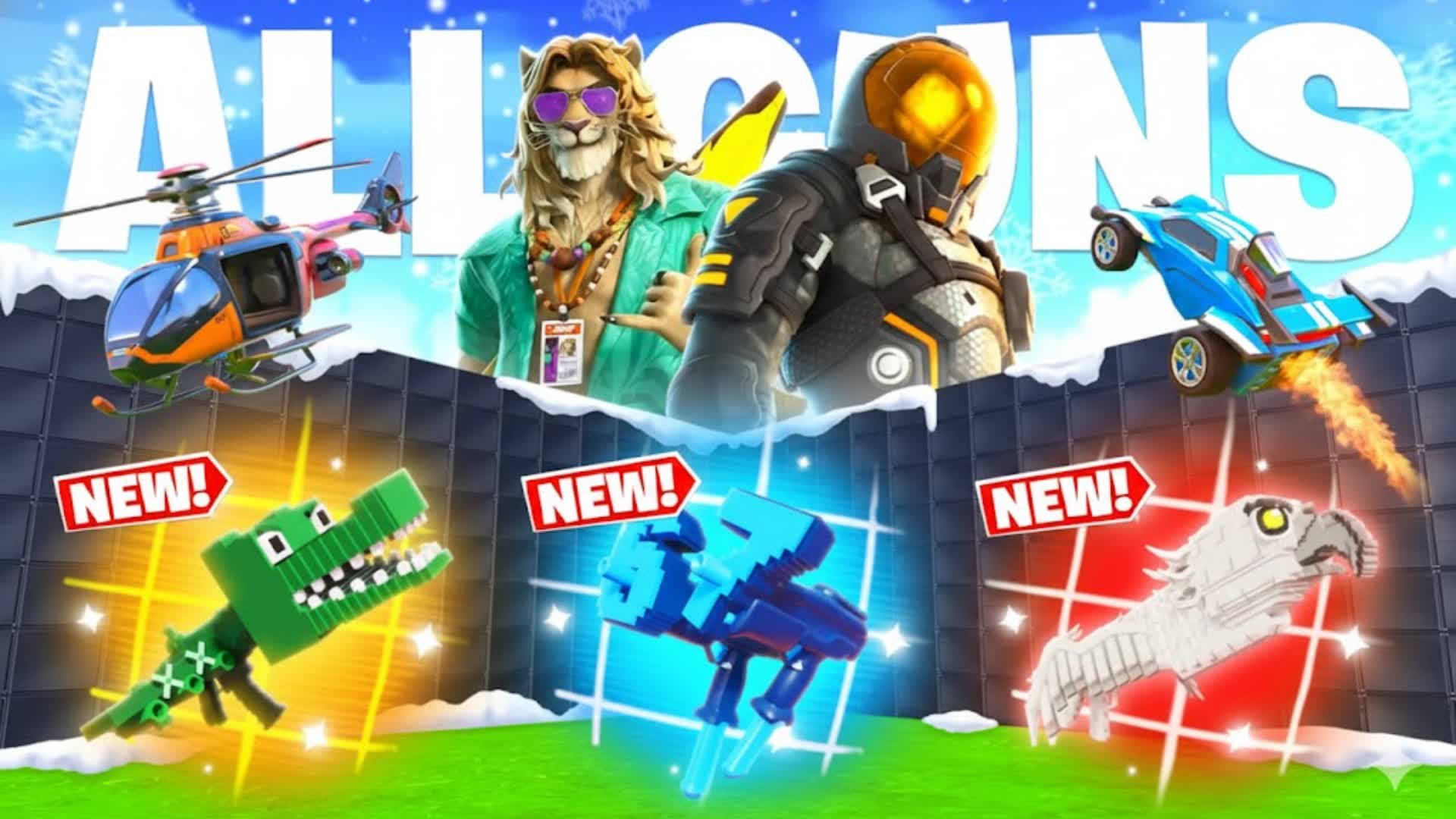 MEGA 1V1 ALL GUNS & VEHICLES KUBX