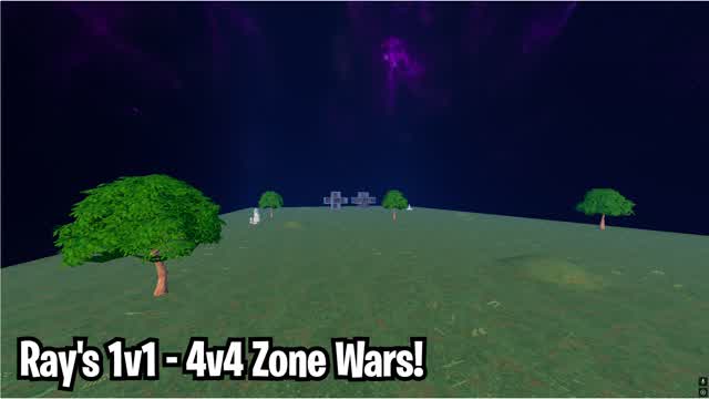 Rays 1v1 - 4v4 Zone Wars!