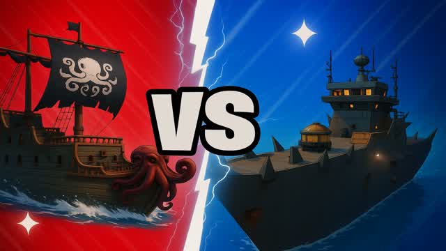 NAVIRE GUERRE VS NAVIRE PIRATE🏴‍☠️
