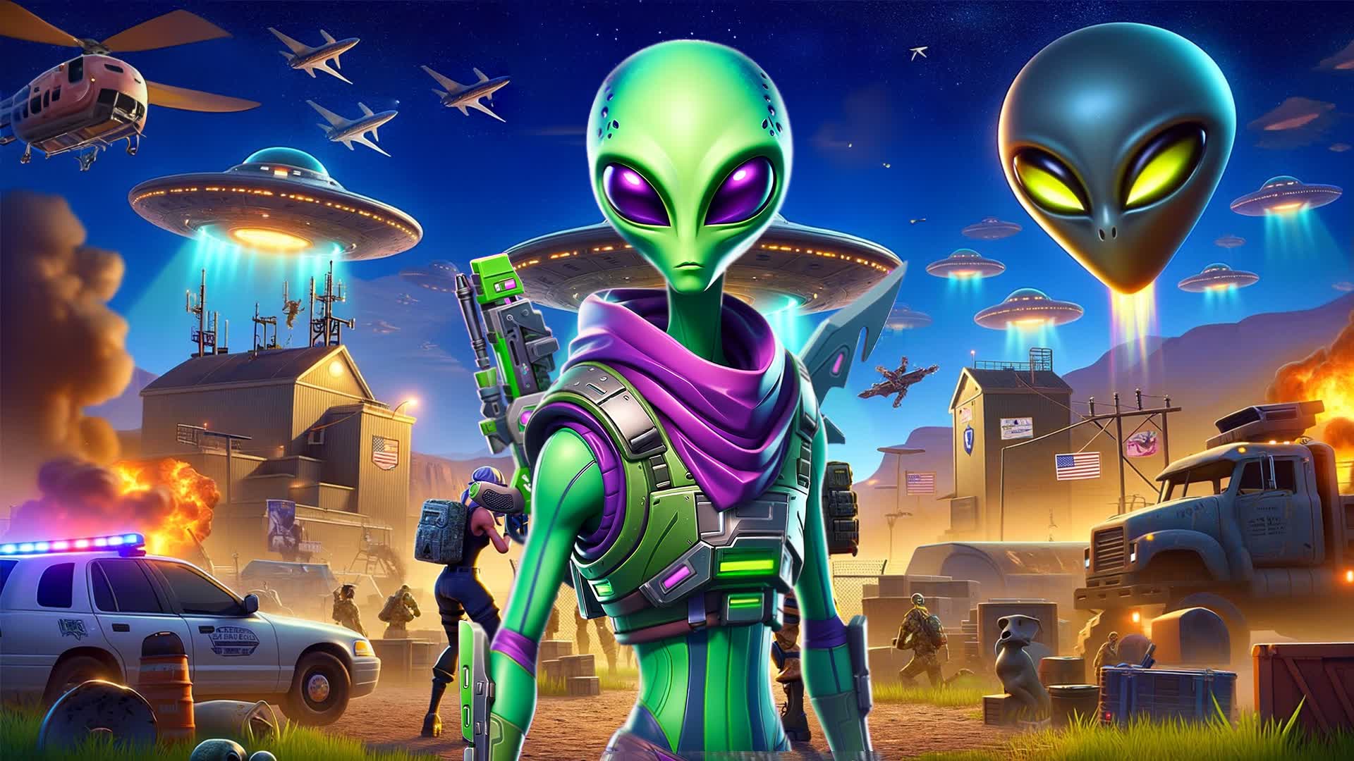 Area51 invasion ZW 👽 3791-1224-0317 by dspf - フォートナイト