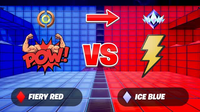 FIERY RED🔥VS ICE BLUE ❄️