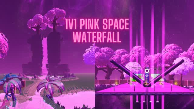 1v1 Pink Space Waterfall