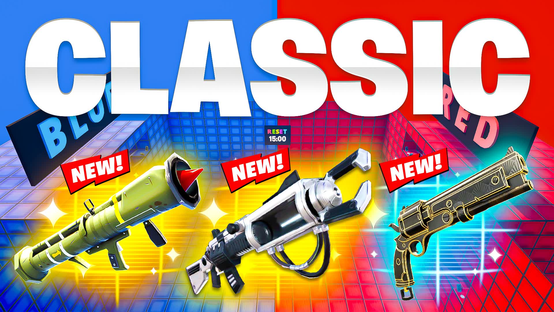 RED VS BLUE CLASSIC! ALL WEAPONS UPDATE