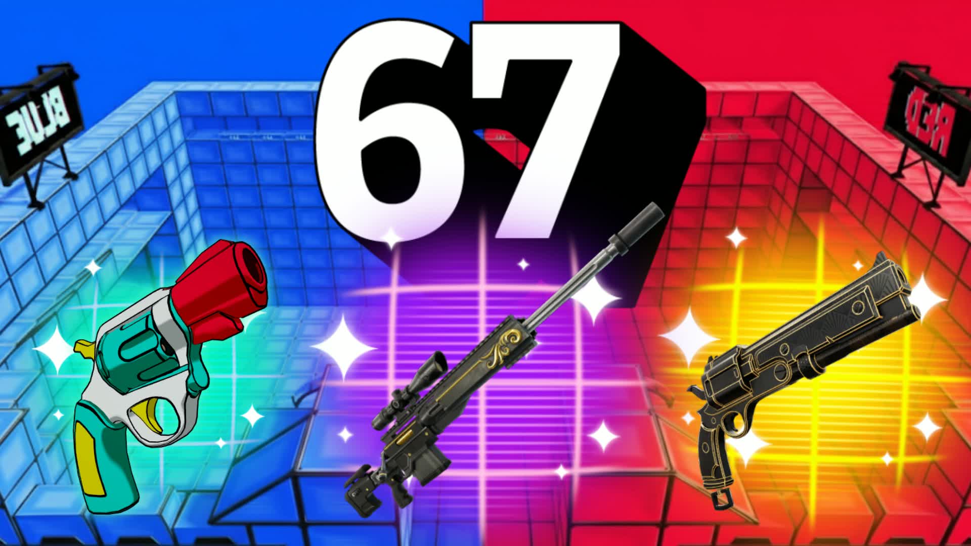 67 RED VS BLUE 🔴🔵 UNDERRATEDS
