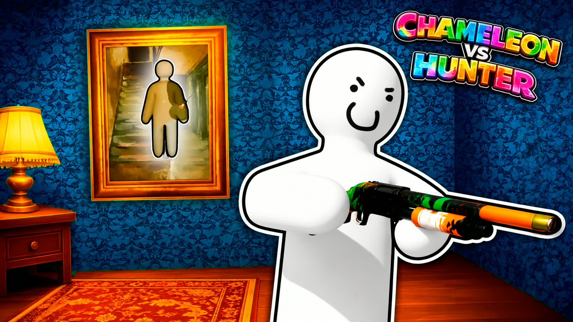 CHAMELEON VS HUNTER HIDE AND SEEK [BETA]