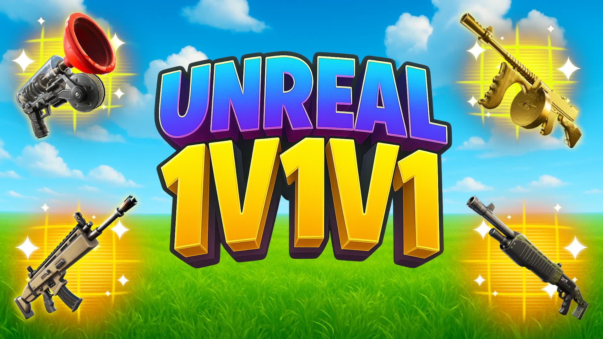 UNREAL 1V1V1 RELOAD |1V1 REALISTIC| FFA