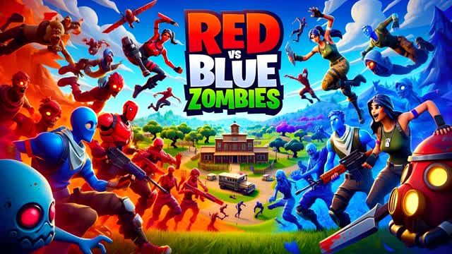 🧟 ZOMBIES VS RED VS BLUE (V2)