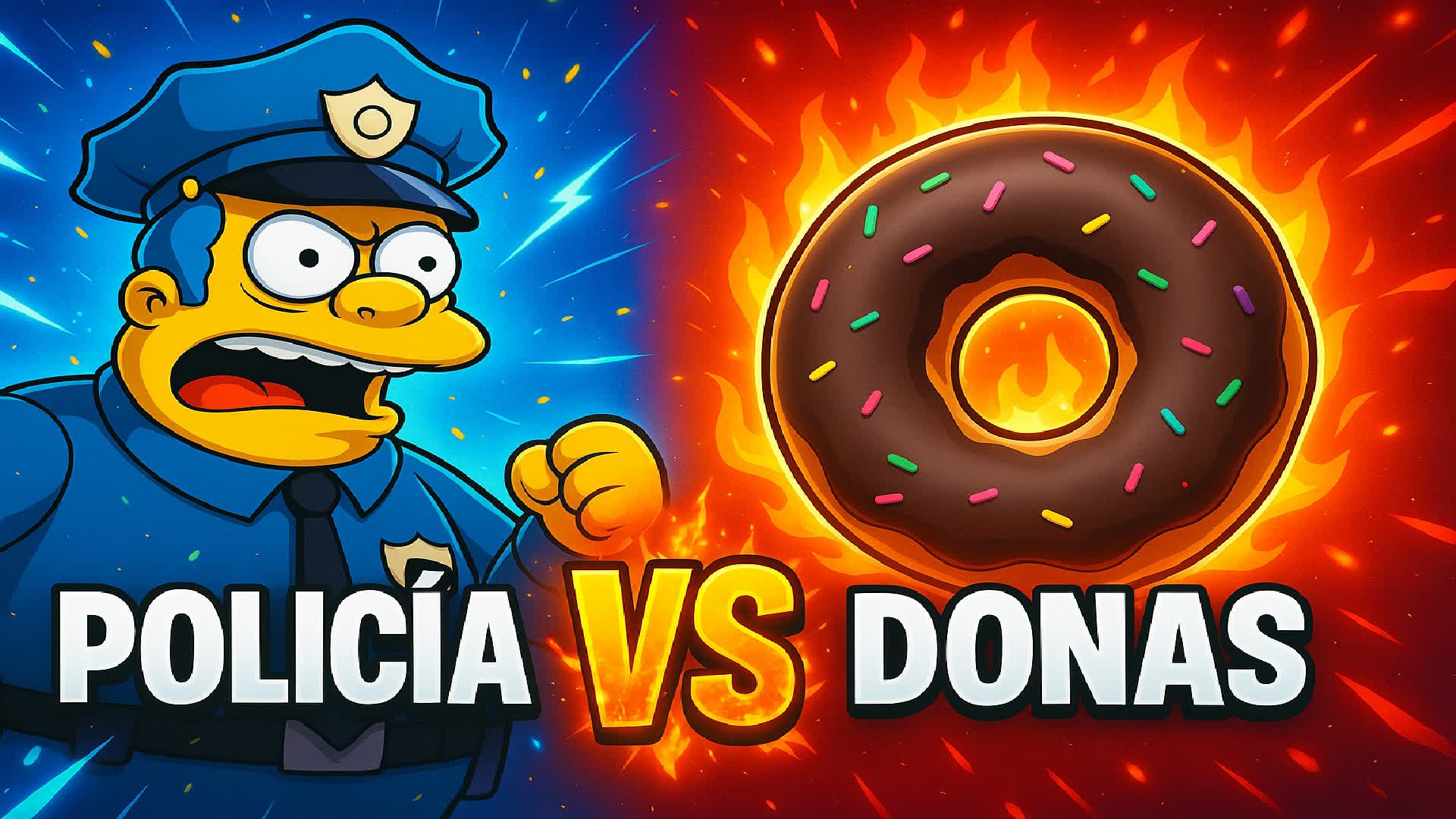 RED VS BLUE POLICIA VS DONAS EXTREME