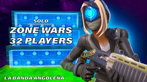 SOLO ZONE WARS 32 PLAYERS