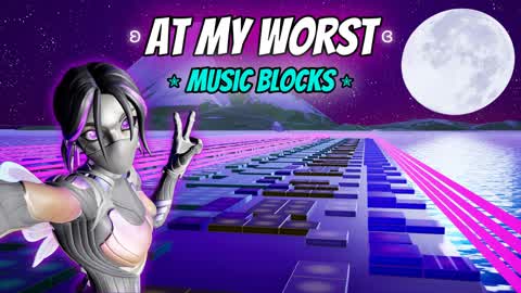 At My Worst Music Blocks Cover